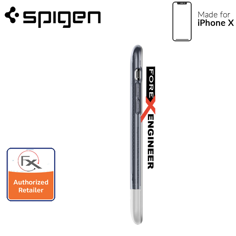 Spigen Classic C1 for iPhone X [10th Anniversary Limited Edition] with Air Cushion Technology - Graphite