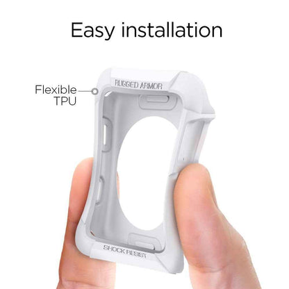Spigen Rugged Armor for Apple Watch Series 3 - 2 - 1 (42mm) Protection Case - White - Forexengineer-malaysia