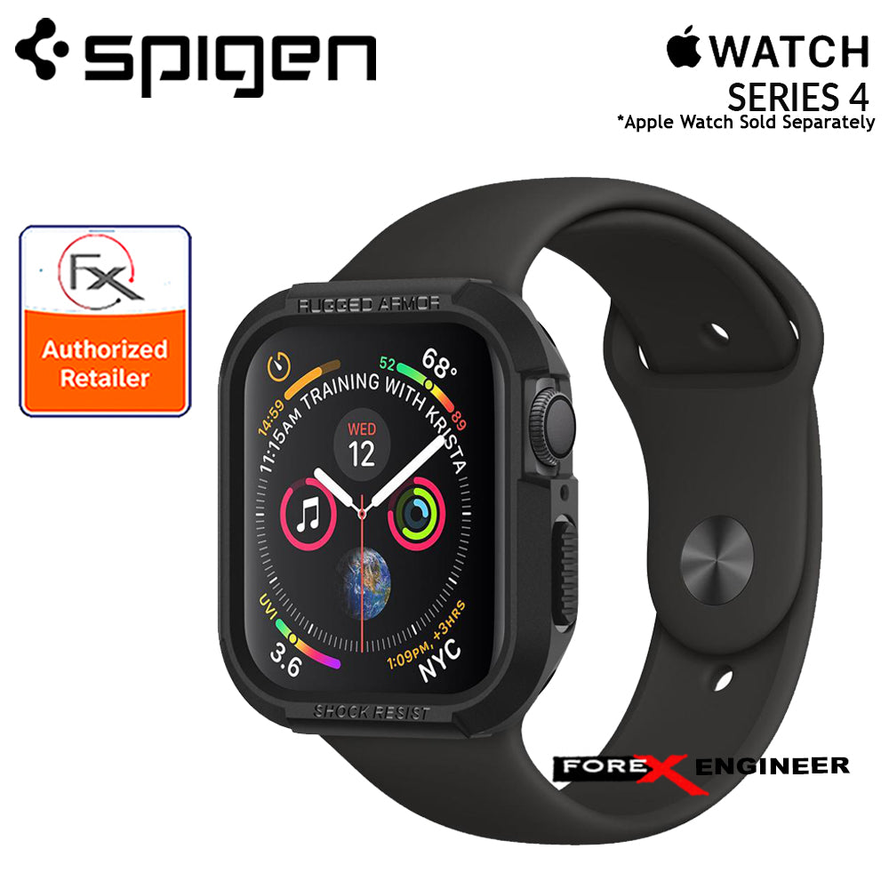 Spigen Rugged Armor for Apple Watch Series 4 ( 40mm ) Protection Case - Black