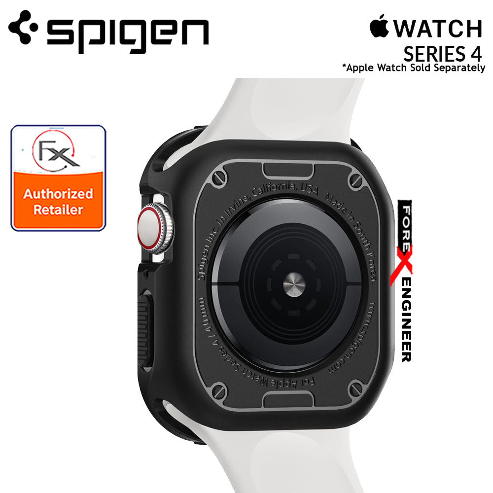 Spigen Rugged Armor for Apple Watch Series 4 ( 40mm ) Protection Case - Black