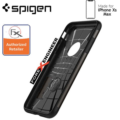 Spigen Slim Armor for iPhone Xs MAX - Military Grade Protection Case with Build-in Kickstand - Gunmetal - Forexengineer-malaysia