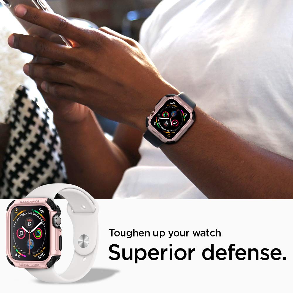 Spigen Tough Armor for Apple Watch Series 4 ( 44mm ) Protection Case - Rose Gold
