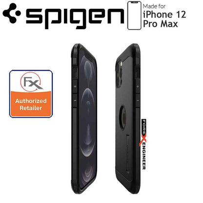 Spigen Tough Armor for iPhone 12 Pro Max - Black (Barcode : 8809710756045 )