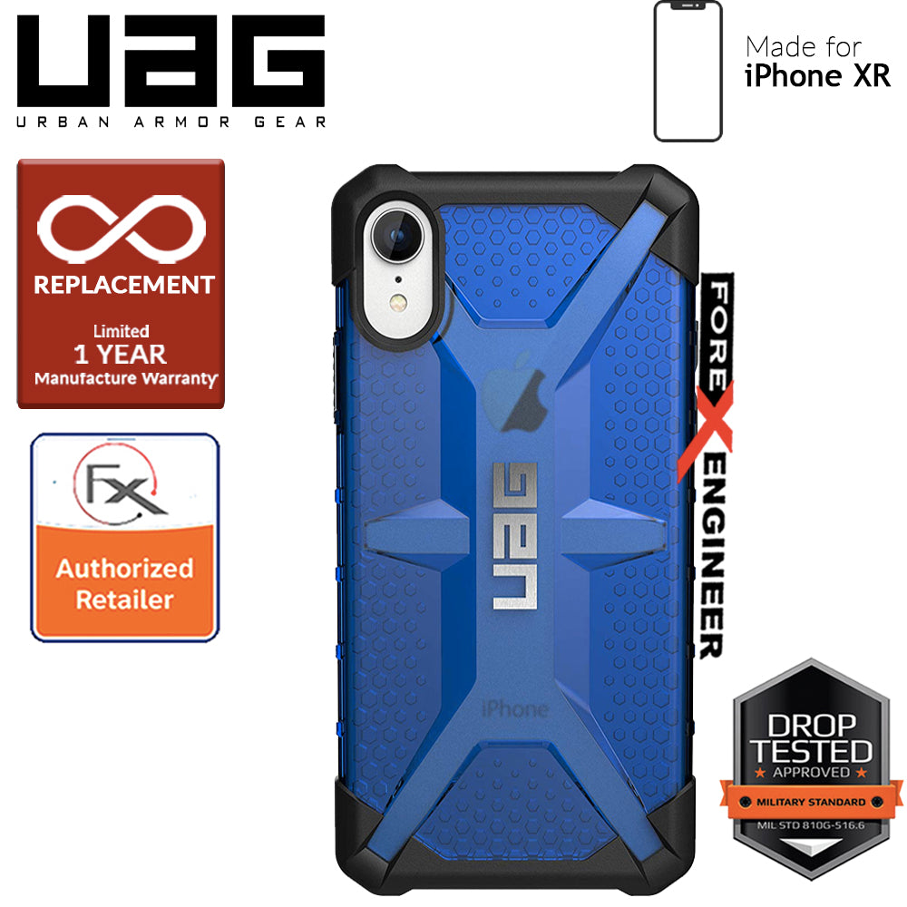 UAG Plasma for iPhone XR Feather-Light Rugged & Military Drop Tested - Cobalt color