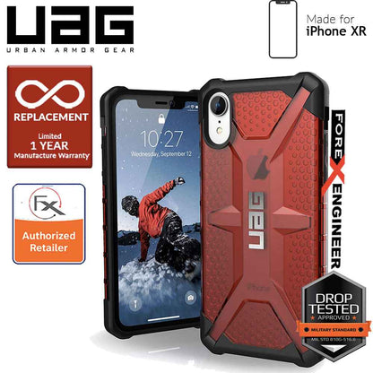 UAG Plasma for iPhone XR Feather-Light Rugged & Military Drop Tested - Magma color - Forexengineer-malaysia