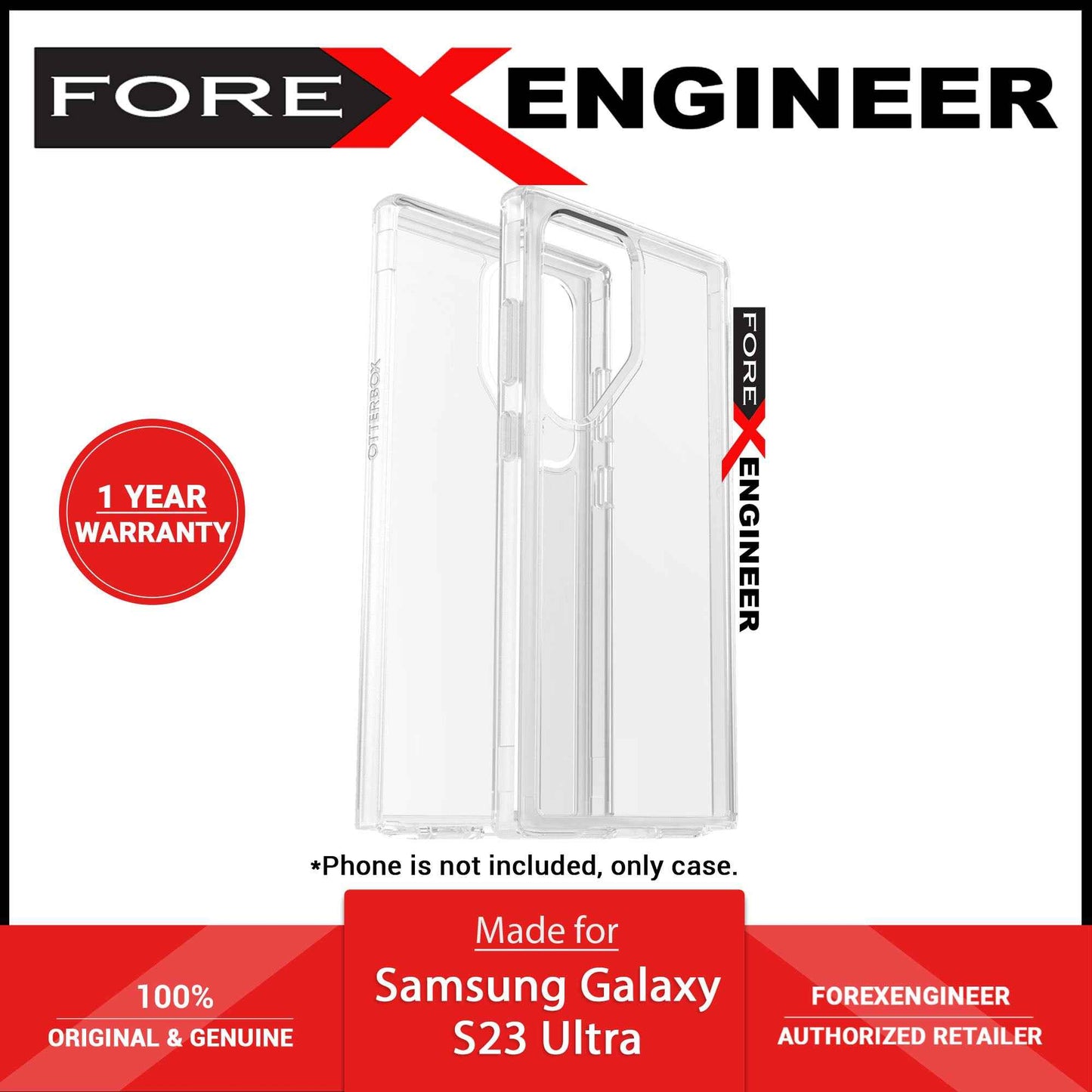 Otterbox Symmetry for Samsung Galaxy S23 Ultra - Clear (Barcode: 840304714162 )