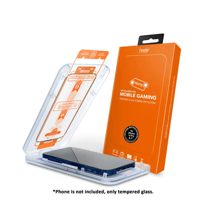 Hoda Gaming Anti-Glare Tempered Glass Screen Protector for iPhone 15 Series ( Dust Free Helper Included ) - Matte - Forexengineer -Malaysia- 4711441972332-4711441972325-4711441972318-4711441972301