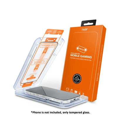 Hoda Gaming Anti-Glare Tempered Glass Screen Protector for iPhone 15 Series ( Dust Free Helper Included ) - Matte - Forexengineer -Malaysia- 4711441972332-4711441972325-4711441972318-4711441972301