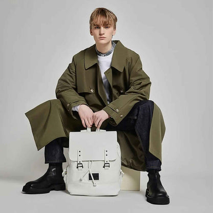 Gaston Luga Praper Backpack ( Fits most 11" - 15" Laptops ) White (Barcode: 7350006913921 )