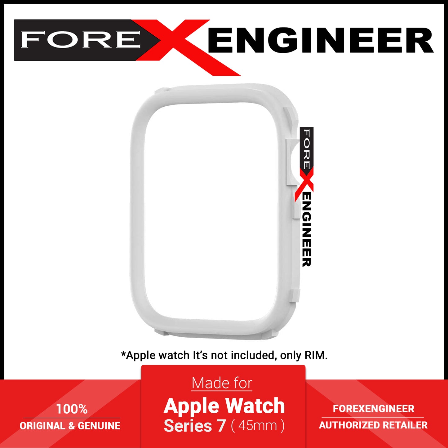 Rhinoshield RIM for Apple Watch Series 7 ( 45mm ) - White (Barcode: 4711203596875 )